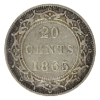 Image 2 : Newfoundland 20-cent 1865 ICCS EF40