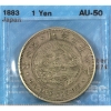 Image 1 : Japan Silver 1883 Yen CCCS AU50
