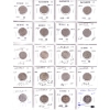Image 2 : Great Britain One Shilling & Six Pence 1887-1956 Bulk Collection in 2x 20-Pocket Sheets. 40pcs. 