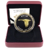 Image 1 : 2017 $1 Big Coin - Alex Colville 5oz. .9999 Fine Silver w/ Selective Gold Plating (Tax Exempt)