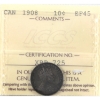 Image 1 : 10-cent 1908 ICCS EF45