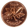 Image 2 : 1-cent 1976 ICCS MS67 Red 