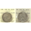 Image 1 : Silver $1 1955 Arnprior w/ DB ICCS AU50 & AU55. 2pcs