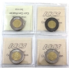 Image 2 : $2 2019, 2022 Black Ring, 2022 Summit Series & 2023 4 Pearls ICCS MS65. 4pcs. 