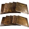 Image 1 : Estate Lot of Deluxe Uni-Safe Books for Canadian Coins, Mixed Group. 10pcs.