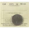 Image 1 : 5-cent 1975 ICCS MS65