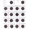 Image 3 : Great Britain Penny 1860-1913 Bulk Collection in 3x 20-Pocket Sheets. 58pcs.