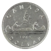 Image 2 : Silver $1 1947 Maple Leaf ICCS MS63 Cameo