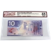 Image 1 : BC-63b 2001 $10 Missing Circle BCS Gem UNC65 Original Knight-Dodge Changeover Printed in 2001 
