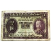 Image 1 : Hong Kong 1935 Pick #311 $1 Note, Fine (Damaged)