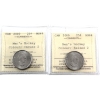 Image 1 : 25-cent 2009 Mens Hockey Coloured Incuse & Raised 2 ICCS MS64. 2pcs