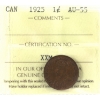 Image 1 : 1-cent 1925 ICCS AU55