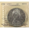 Image 1 : Silver $1 1967 ICCS MS66