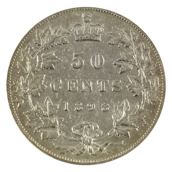 50-cent 1898 Extra Fine