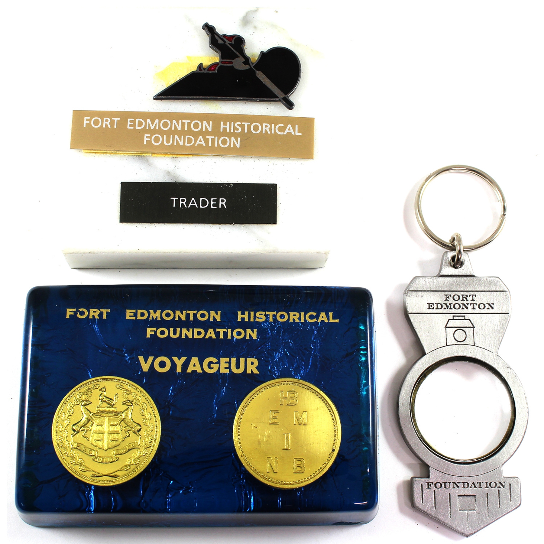 Tokens Fort Canada-Fort Edmonton Historical Foundation Memorabilia & 2 Hudson's Bay ...