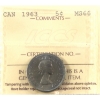 Image 1 : 5-cent 1963 ICCS MS66