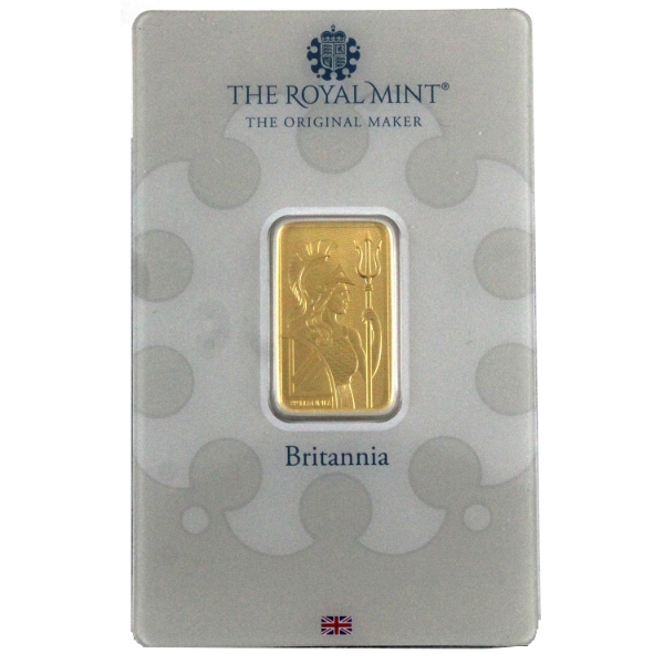10g Great Britain The Royal Mint .9999 Fine Gold Bar (Tax Exempt)