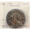 Image 1 : Silver $1 1935 ICCS MS66