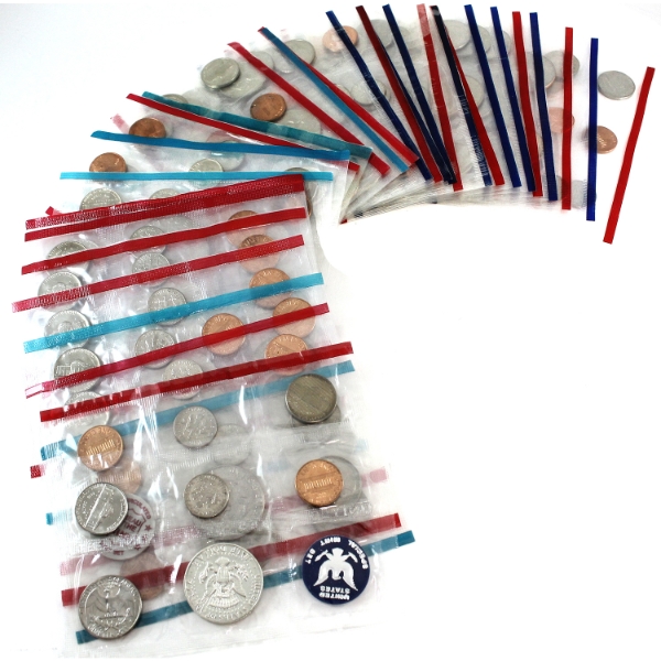 Lot of 30 x USA Mint sets (P or D) from 1970's to date. Sold as is. 30 sets.