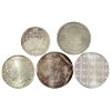 Image 2 : 5x 1/2oz Assorted Refiners Fine Silver Rounds. 5pcs. (Tax Exempt)