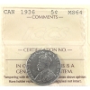 Image 1 : 5-cent 1936 ICCS MS64