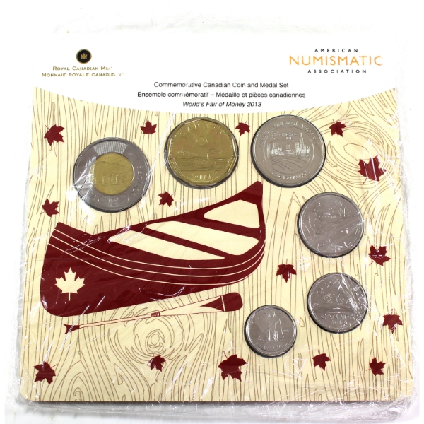 World's Fair of Money 2013 Commemorative Canadian Coin & Medal Set Issued by the RCM