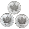 Image 1 : 2017 $5 SML 150th Anniversary Privy Mark 1oz .9999 Fine Silver. 3pcs. (Tax Exempt)