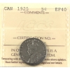 Image 1 : 5-cent 1925 ICCS EF40