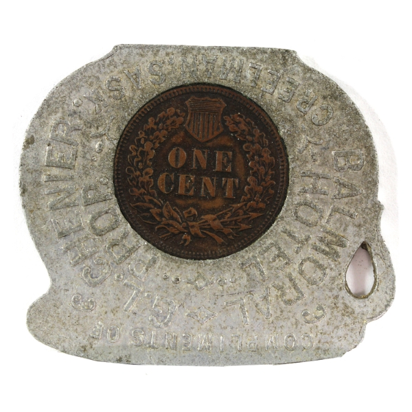 1907 Creelman, Saskatchewan Balmoral Hotel 'Pot Full of Money' Token