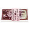 Image 1 : Yugoslavia 1965 100 Dinara Bundle of Banknotes. 100pcs.