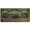 Image 3 : 550-28-22 1929 $20 Bank of Nova Scotia PMG F15 McLeod-Moore SN: 465552 ppB