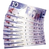 Image 1 : BC-68aA 2007 $10 Consecutive UNC or Better Jenkins-Dodge SN: BTG4772889-"96. 8pcs.