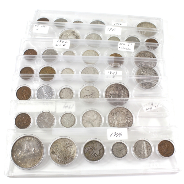 1940-1946 Year Sets. 7pcs.