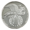 Image 2 : 1oz EnviroMint 1992 Toronto Blue Jays Eastern Division Champions .999 Fine Silver Medal (Tax Exempt)