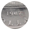 Image 4 : Silver $1 1947 Maple Leaf ICCS AU55