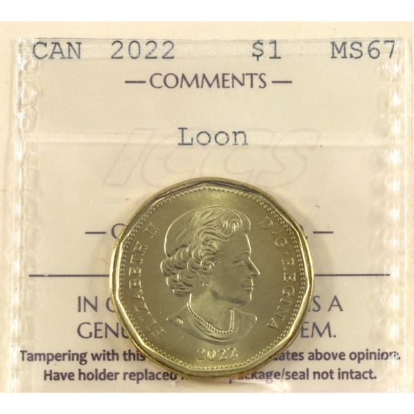 Loon $1 2022 ICCS MS67
