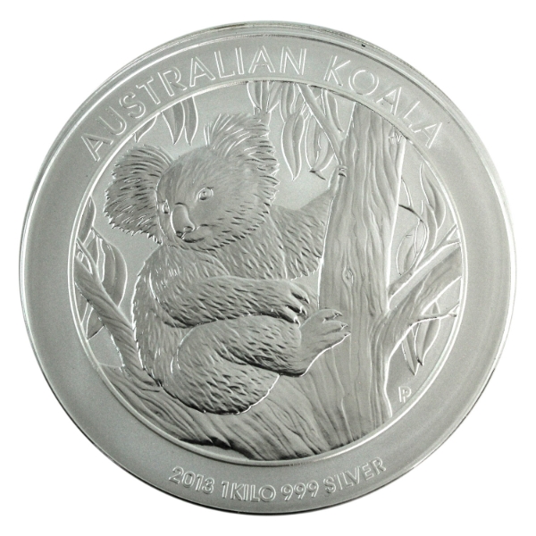 1 Kilo Australia 2013 $30 Koala .999 Fine Silver Round (Tax Exempt)