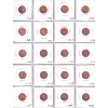 Image 7 : 1-cent 1859-2012 Bulk Collection in 8x 20-Pocket Sheets in 3 Ring Binder. 146pcs. 