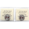 Image 2 : 25-cent 2009 Mens Hockey Coloured Incuse & Raised 2 ICCS MS64. 2pcs