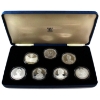 Image 1 : Great Britain 1980 Queen Mother 80th Birthday Sterling Silver Proof 7-Coin Set