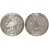 Image 1 :  2x 1oz Niue 2017 $2 Athenian Owl .999 Fine Silver Stackable Rounds. 2pcs (Tax Exempt) 