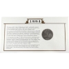 Image 2 : USA 1884 Morgan Silver Dollar Presented in Postal Commemorative Society Holder