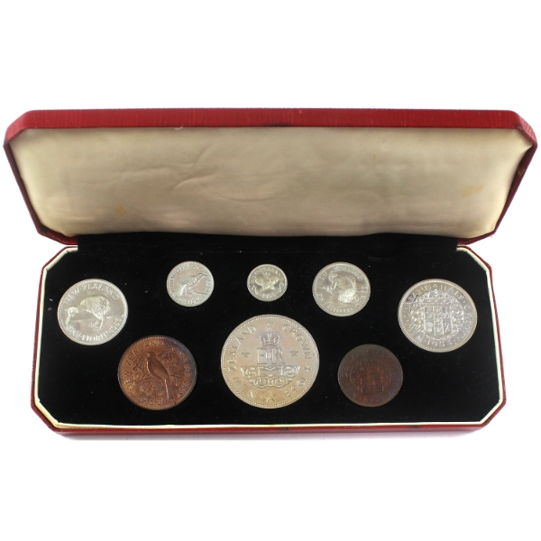 New Zealand 1953 8-coin Proof Set