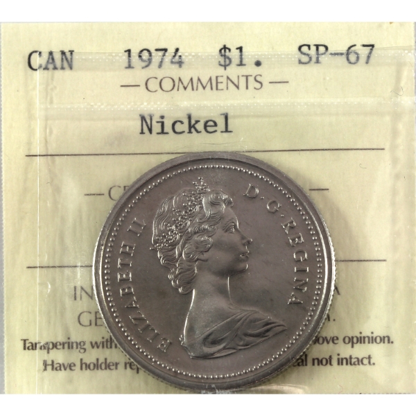 Nickel $1 1974 ICCS SP67