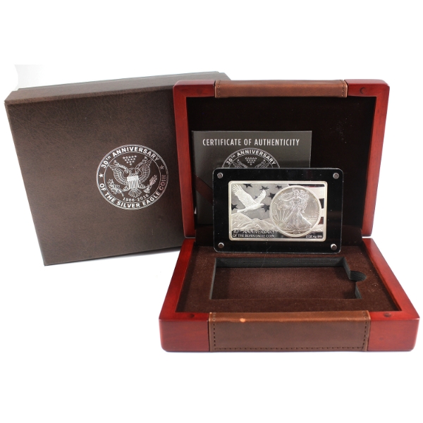 The Most Famous Bullion Bar Series 1986-2016 30th Anni of the Silver Eagle (Tax Exempt)
