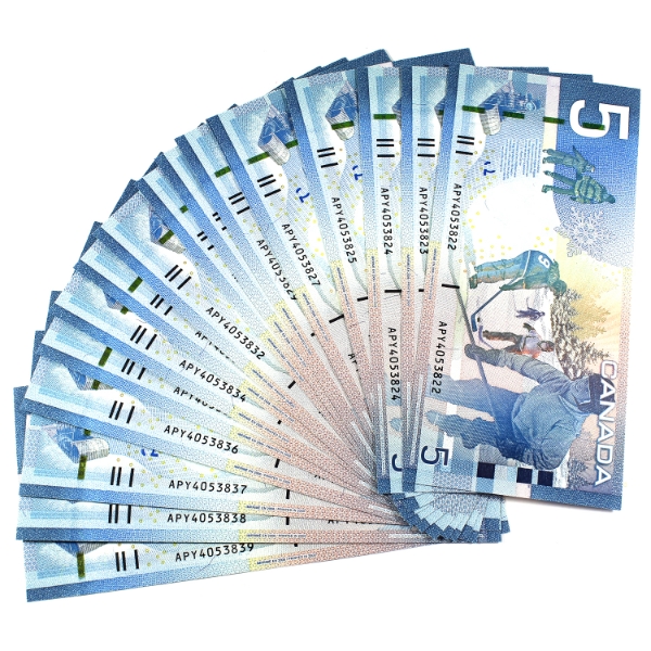 BC-67b 2006 $5 Consecutive Jenkins-Carney Printed in 2008 SN: APY4053822-"39. 18pcs.