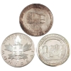 Image 2 : 3x Canada .900 to .999 Fine Silver Medals. 3pcs