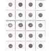 Image 1 : Bulk Lot of 5-cent 1940-2022 Varieties & Errors in 20-Pocket Sheets. 39pcs.