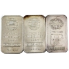 Image 1 : 3x 1oz Engelhard c.1981 .999+ Silver Bars. 3x Different Portrait Designs. 3pcs. (Tax Exempt) 