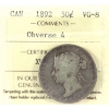 Image 1 : 50-cent 1892 Obverse 4 ICCS VG8
